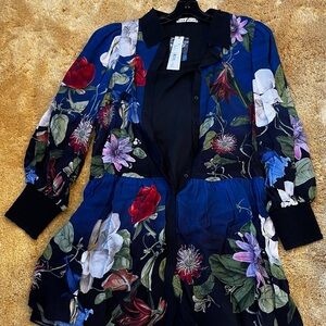 Alice and Olivia Long Sleeve Mini Dress
